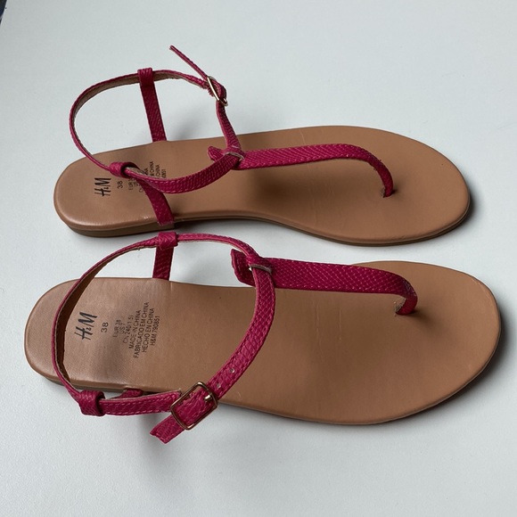 H&M Women's Pink Sandals - Picture 2 of 6